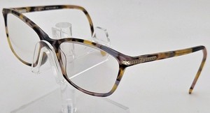 HELIUM PARIS 4193 Brown MBRN Womens Eyeglasses Frames ONLY 54-16-140 ITALY wkho HELIUM PARIS 4193 BLK Black Stripe Womens Eyeglasses Frames  main image 2