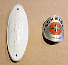 Schwinn Bicycle Head Badge/Name Plate - 2 pieces — photo 1