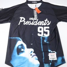 Dead Presidents HeadGear Classics Baseball Jersey Men 2XL Black Button 1995 NWT