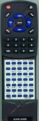Replacement Remote for PHASE LINEAR UV8, 30702360, UV8I