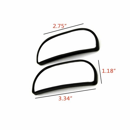 3.4" Car Adjustable Stick On Rearview Blind Spot Wide Angle Mirrors Universal - Picture 4 of 11