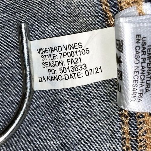 Vineyard Vines VV Girls Denim Overalls Jeans Pants Indigo Size 5 - Picture 8 of 11