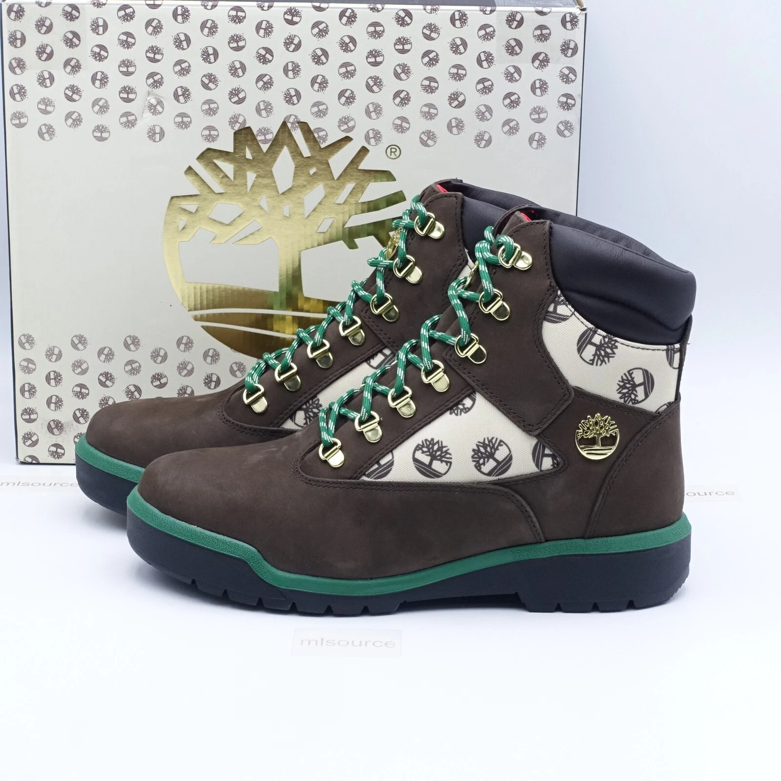 Timberland Men's Field Boots 6-Inch Waterproof TB-0A5N2J-D54 Dark Brown Nubuck