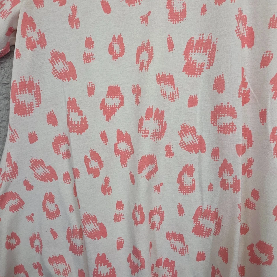LuLaRoe Top Mujer XL Lote de 2 Túnicas Blancas Estampado Animal Melissa Floral Irma Top Foto 4 de 4