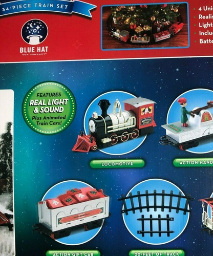 G Scale Train Set North Pole Junction Light and Sound 20' of track battery oper - Picture 7 of 11