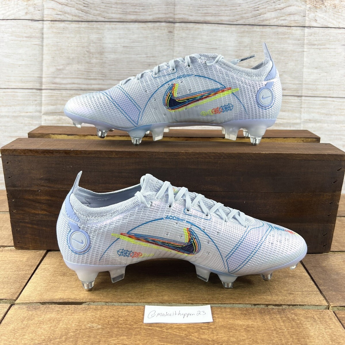 Nike Mercurial Vapor 14 Elite SG-PRO AC Gray DJ2834-055 Men Size 6