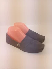 Bobs from Skechers 33645 Size 6M Women’s Memory Foam Flat Slip-On Shoes Blue