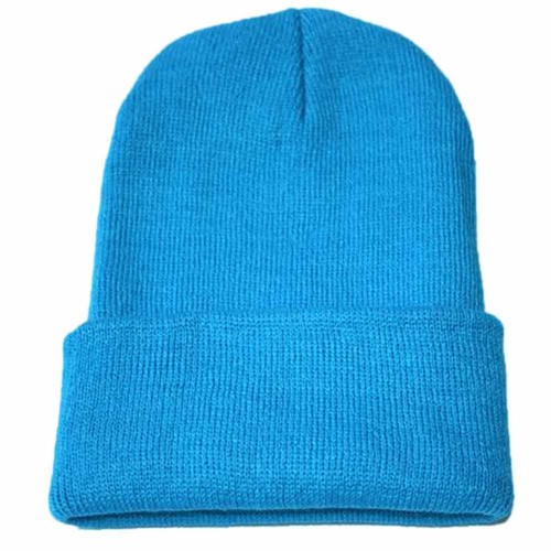 Men's Women Knit Ski Cap Hip-Hop Blank Color Winter Warm Unisex Beanie Wool - Bild 24 von 28