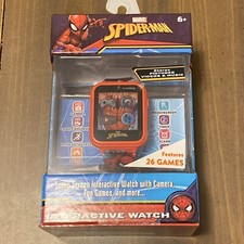 Marvel Spider-Man Interactive Watch Touchscreen With Camera 26 Fun Games New