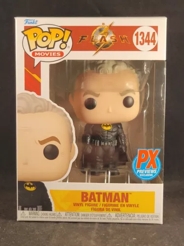 Funko Pop Movies 1344 The Flash Batman Unmasked PX Previews
