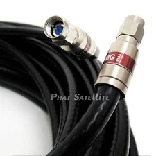 100ft RG11 UNDERGROUND COAXIAL CABLE GEL COATED ANTI-MOISTURE DIRECT BURIAL WIRE