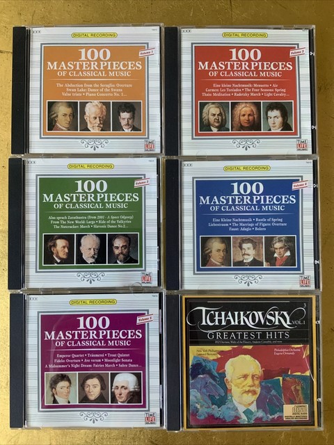 Time Life 100 Masterpieces Of Classical Music 5cd Boxed Set Tested Works For Sale Online Ebay