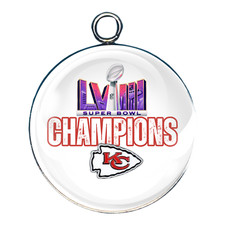 Super Bowl Champions KC Chiefs Charms, Jewelry Making Charms