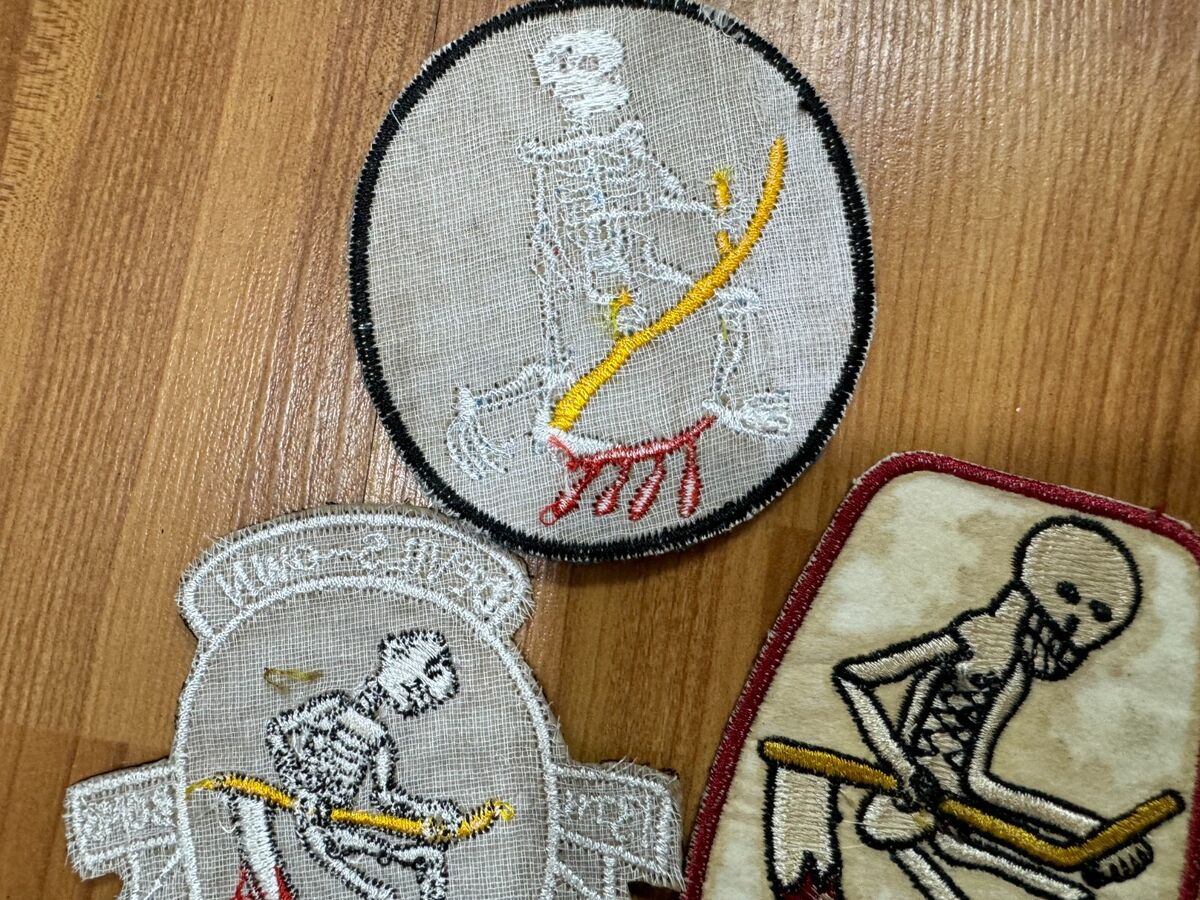 2 patch +1 Devils Own Grim Reaper , USAF , 13th BOMB 2 patch +1 Devils Own Grim Reaper , USAF , 13th BOMB
