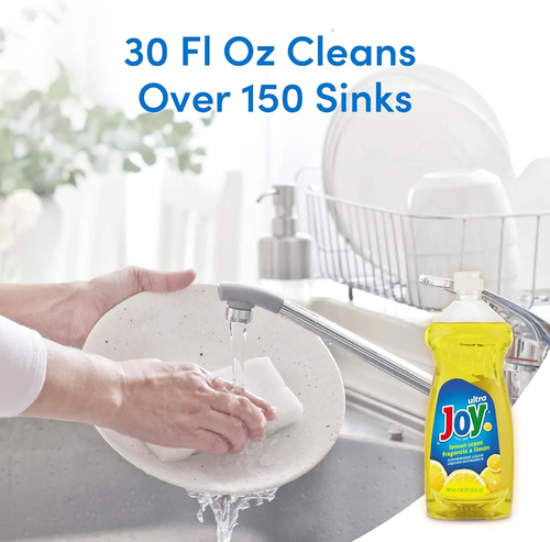 ✨ Ultra Strength Large Dishwashing Soap - Lemon Fresh Scent - 30 Fl. Oz - Picture 4 of 6