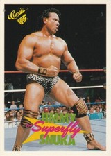 1990 Classic WWF #114 Jimmy Superfly Snuka