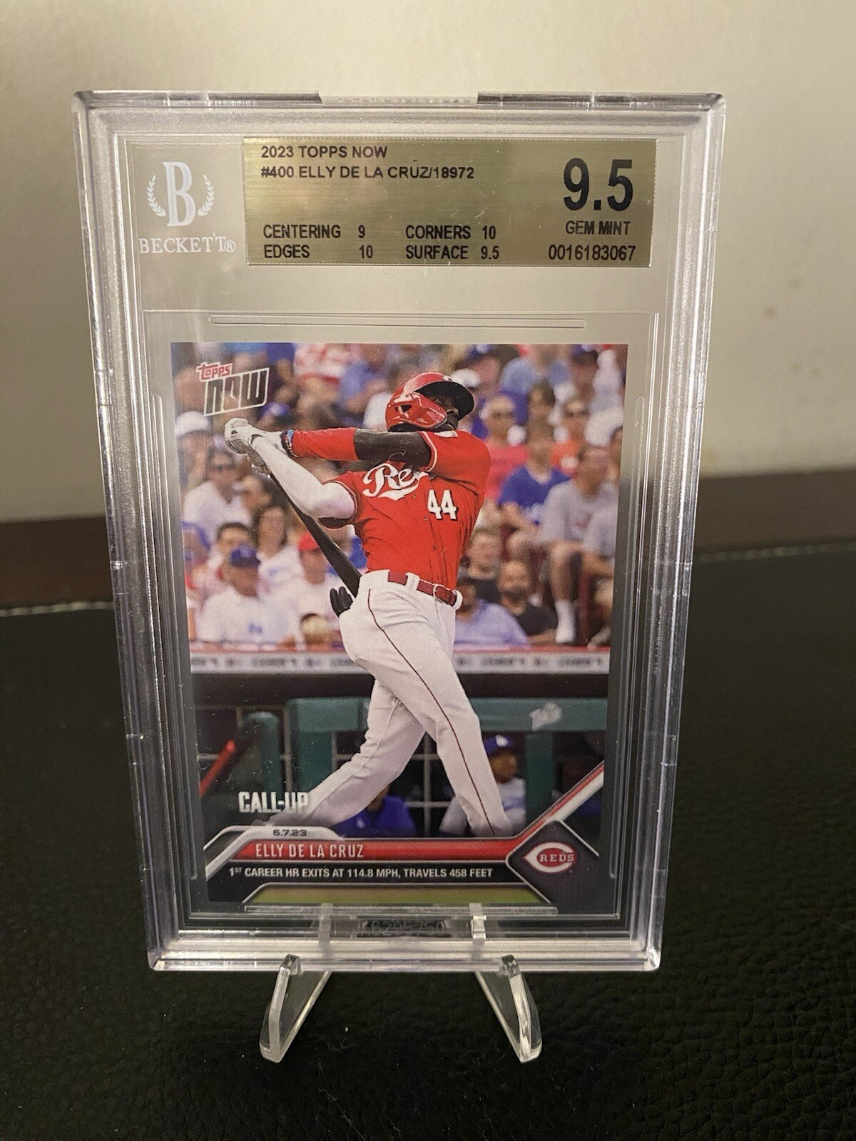 2023 Topps Now - Call-Up #400 Elly De La Cruz (RC) BGS 9.5