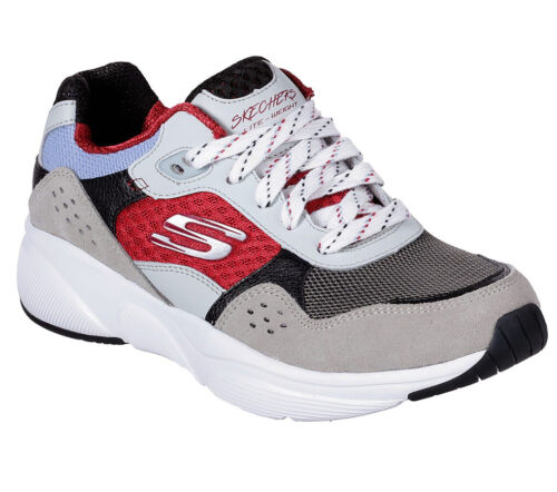 Expect it robot hair Skechers Women&#039;s Meridian-Charted Colorblocked Sneakers Gray Red size  6 | eBay