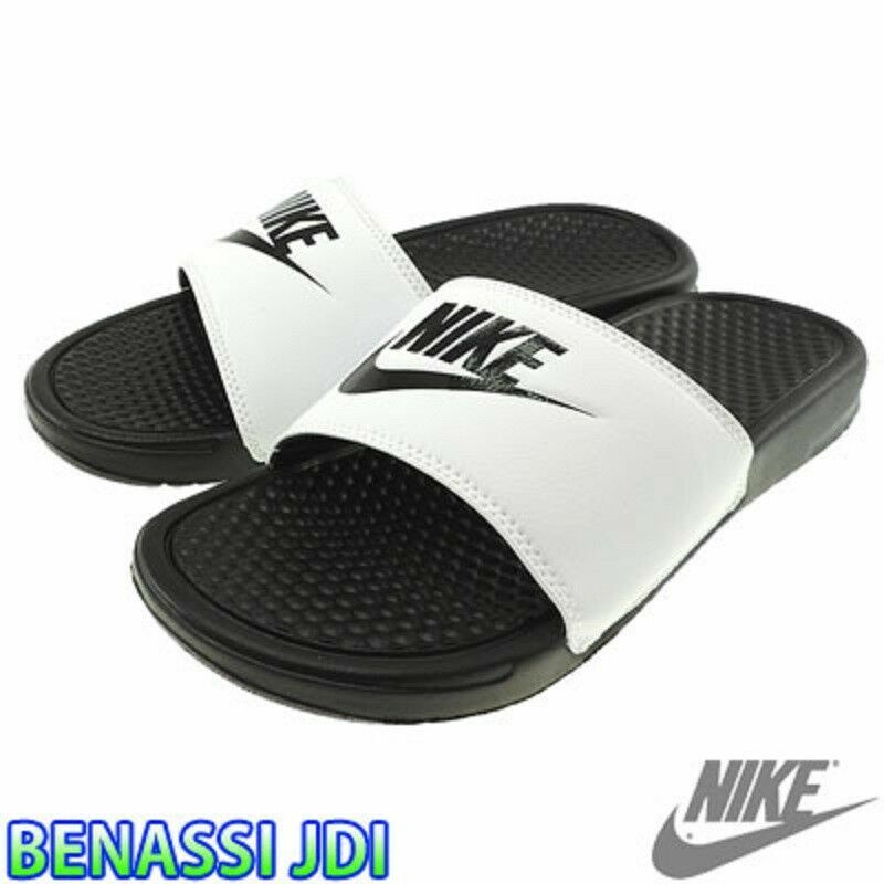 Nike Benassi JDI White Black Men's 