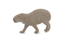 Capybara Toy Hand Painted Rubber Capybara, Realistic Figure, Gift, 2" SF36 B44