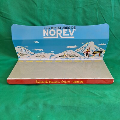Présentoir Pour Miniatures 1/43e Norev - Thème Normandie - Occasion Bon état - Métal