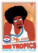 Downtown Malone Funky Stuff Chris51 Parody Card Semi-Pro Basketball Movie