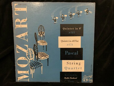 MOZART String Quintets - PASCAL QUARTET - CONCERT HALL SOCIETY CHS