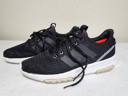 ADIDAS Men's Shoes Runner Lace Up Sneakers Casual Athletic Black Size 9.5 - Picture 3 of 11