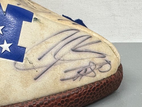PEYTON MANNING RAY LEWIS TONY GONZALEZ SIGNED AUTOGRAPHED PRO BOWL 2002 FOOTBALL - Picture 8 of 12