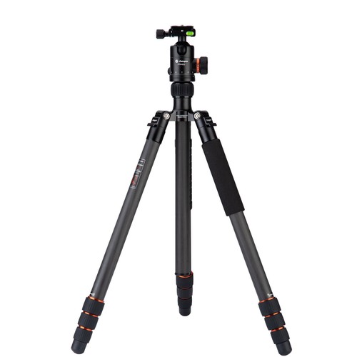 OPEN BOX ,FotoPro X-Go Max 4-Section Carbon Fiber Tripod with Built-in Monopod - Picture 1 of 12
