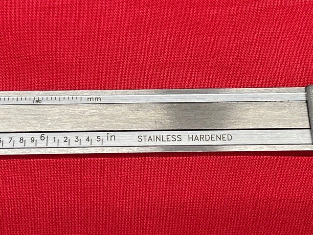 0-6" Dial Caliper, White Face, 0-6" Range, Dual Scale IN STOCK - Image 4 of 4