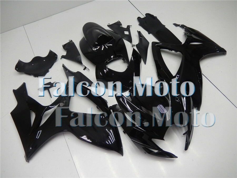 Glossy Black Injection Body Kit Fairing Fit for GSX-R 600 750 2006 2007 K6 Mold image