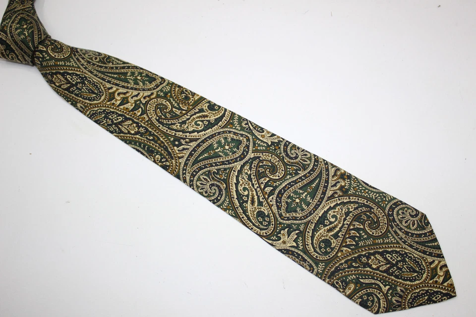 Gravata de seda RENATO BALESTRA feita na Itália F36644 - Imagem 2 de 4