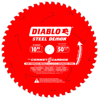 S.C.A　PLACEBO EL-DIABLO PLUS 5'10 DIABLO 9 in. 8/10 TPI Steel Demon Bi-Metal Reciprocating Saw