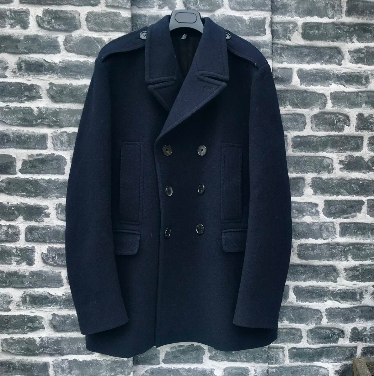UltraRare & Great Dior Homme Hedi Slimane AW07 Thick Wool Navy