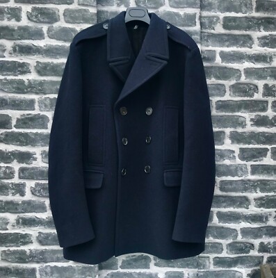 UltraRare & Great Dior Homme Hedi Slimane AW07  Thick Wool Navy Peacoat