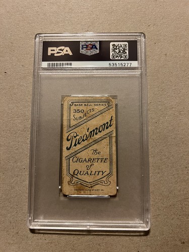 1909-1911 T206 FRED ABBOTT PSA 1 PR PIEDMONT 350 TOLEDO - Bild 2 von 2