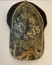 Design Dynamix Camo Donny Schatz #15 Auto Hat Tony Stewart Racing Cap Large / XL