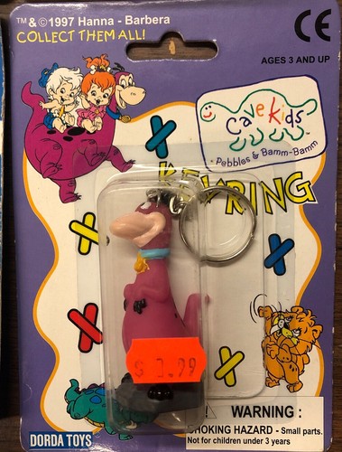 Lot 4x Wallace & Gromit Dough Boy Dino Hard Plastic Figures Key Chains 90’s - Picture 5 of 8