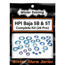 HPI Baja 5B, 5T, 5R, and Flux (26 Pcs Rubber Sealed Bearings Kit)