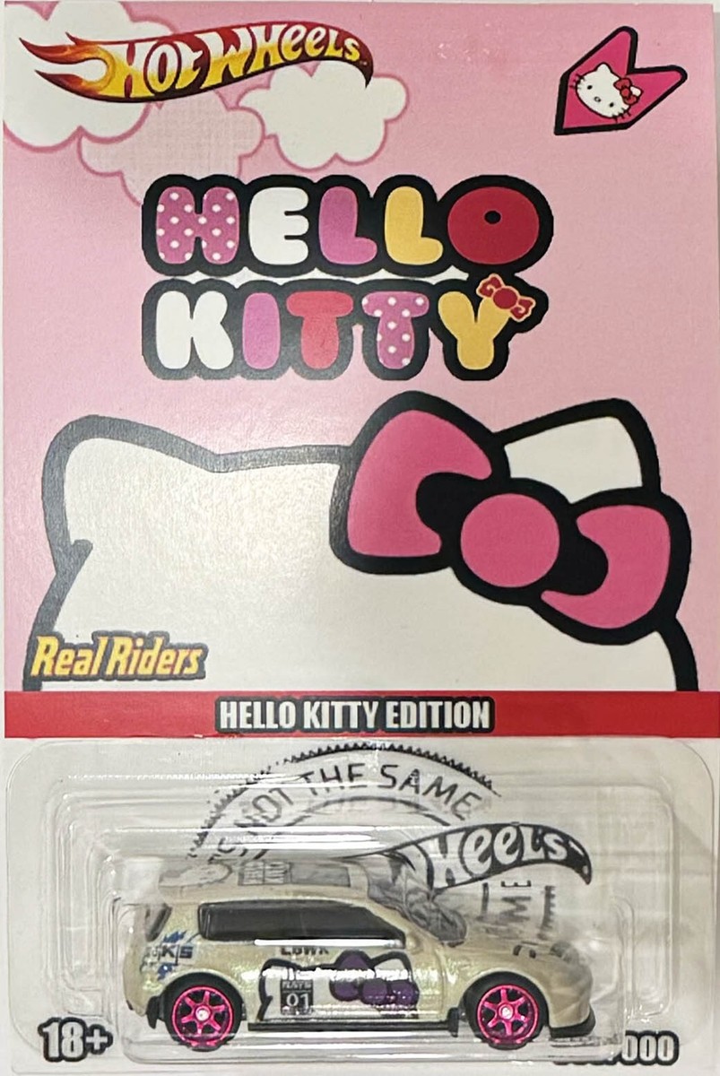 Honda Civic EG CUSTOM Hot Wheels Hello Kitty Series w/Real Riders