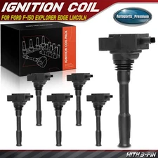 6x Ignition Coil for Ford F-150 18-23 Bronco Explorer Lincoln Aviator Nautilus
