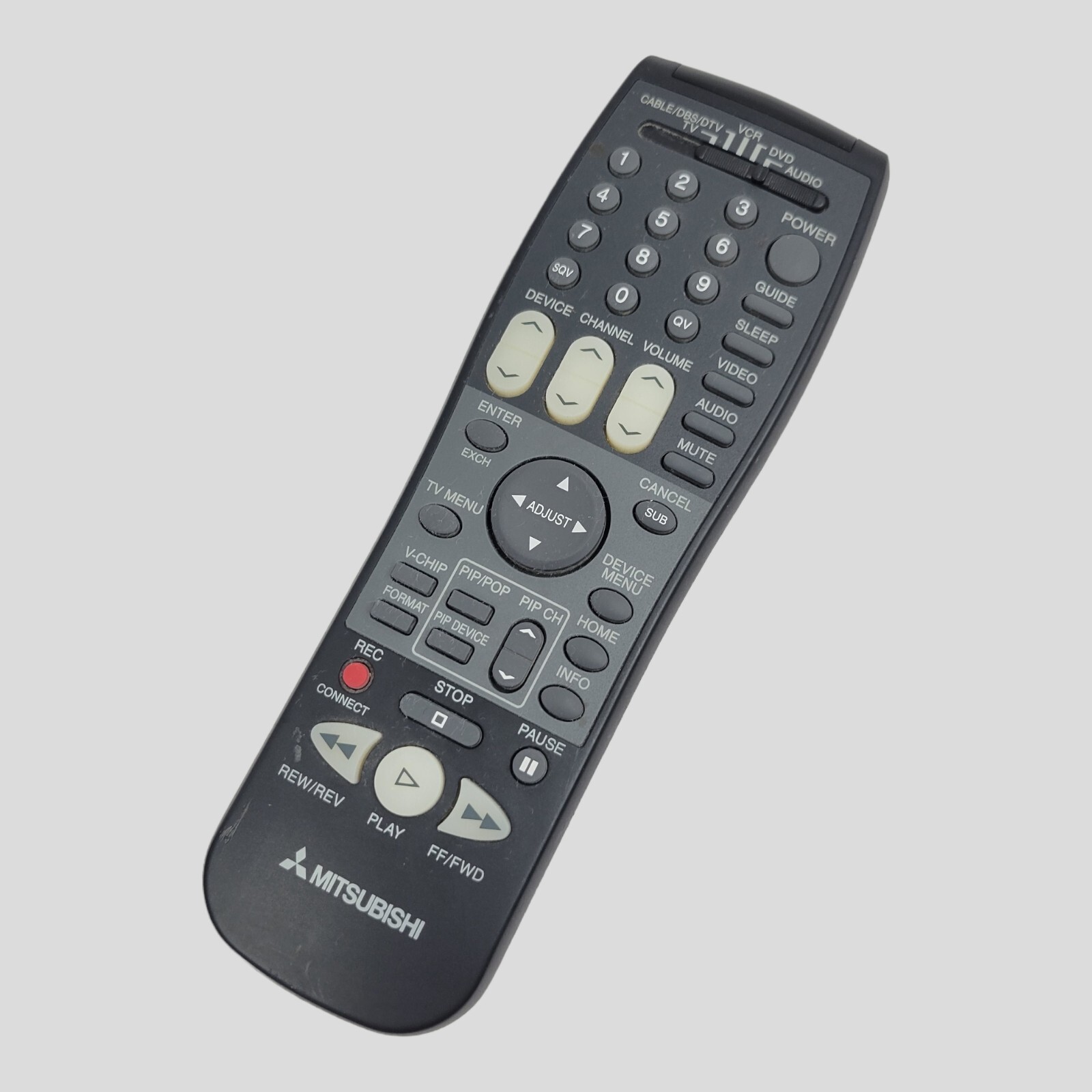 Original Mitsubishi 290P122A10 Universal Remote Control Model EUR647021