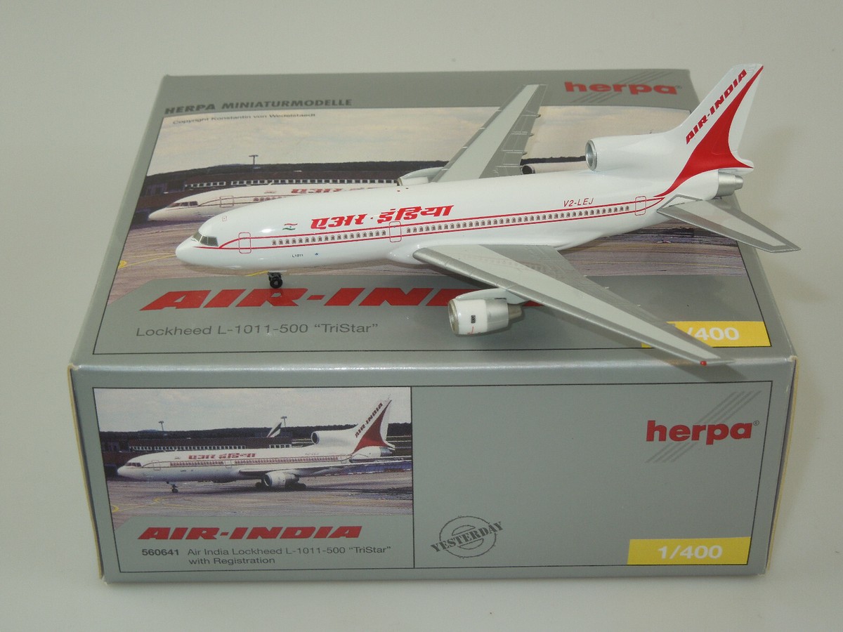 herpa　ヘルパ｜LTU｜Lockheed L-1011-500｜1/400 Herpa 1:400 Lockheed L-1011-500 Tristar Air India | eBay