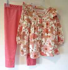 NWT Cheeky Plum Holiday Outfit Girl's Size 12-18 Months