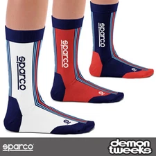 Sparco Martini Racing Iconic Design Socks (Pair) - Premium Material, Motorsport