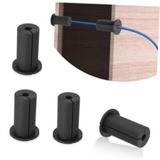 4pcs Cable Routing Kit for Starlink 1 Inch Wall Hole, Silicone Cable Feed Black