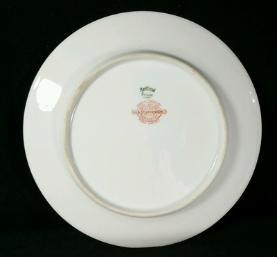 1910-1931 Frank Haviland Limoges Salad Plate Of Two Geishas HG