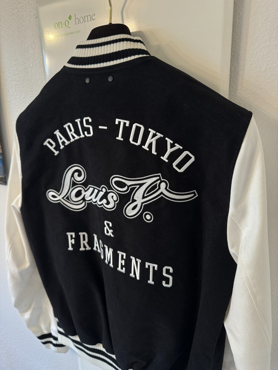 Louis Vuitton x Fragment Design 1A31VW Embroidered Varsity Jacket