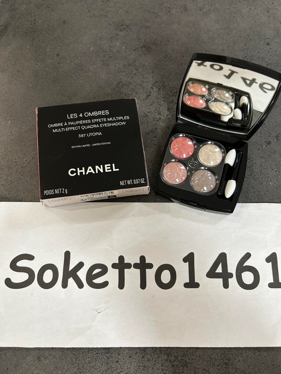 Chanel Les 4 Ombres 387 UTOPIA Limited Edition Camelia